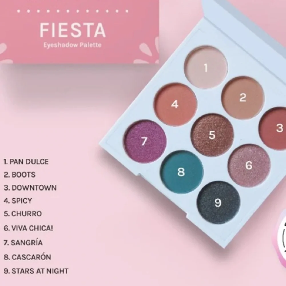 Chica Beauty Mini Fiesta Eyeshadow Palette